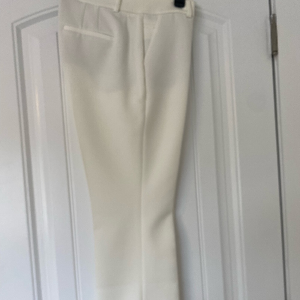 White House black market white trousers